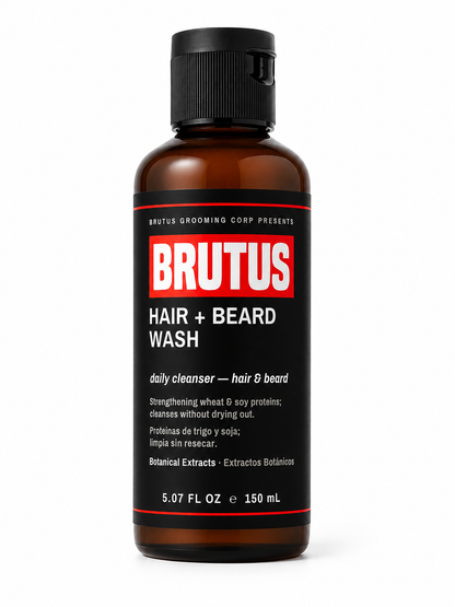 BRUTUS Hair + Beard Wash