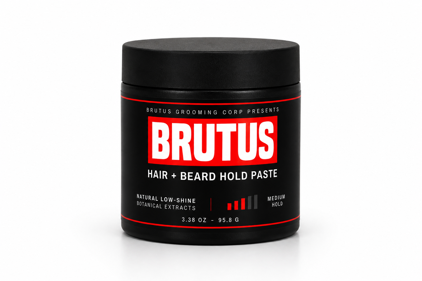 BRUTUS Hair + Beard Hold Paste — Medium Hold